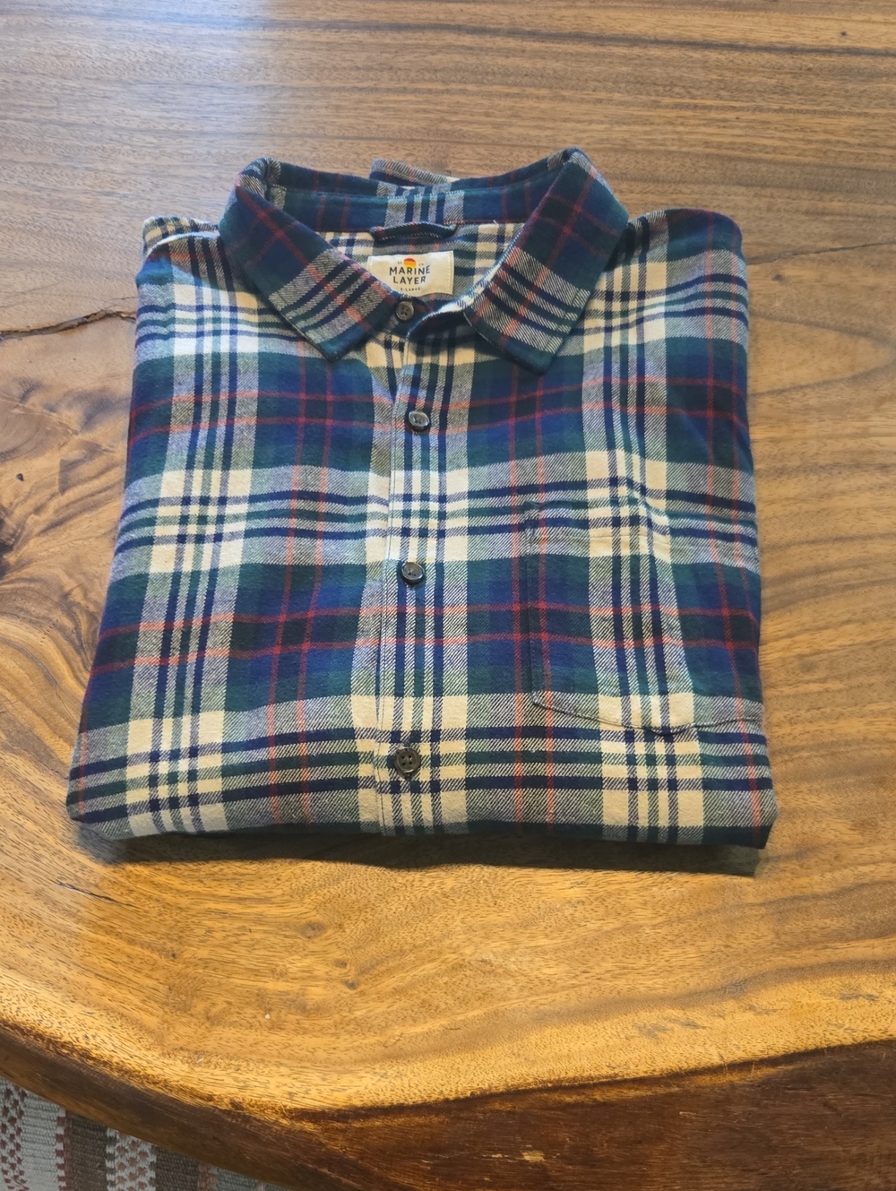 Marine Layer Plaid Shirt
